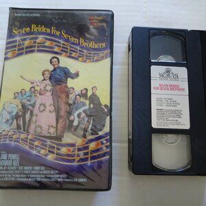 Seven Brides for Seven Brothers - VHS Tape - MGM Musical - CLAMSHELL - 1985